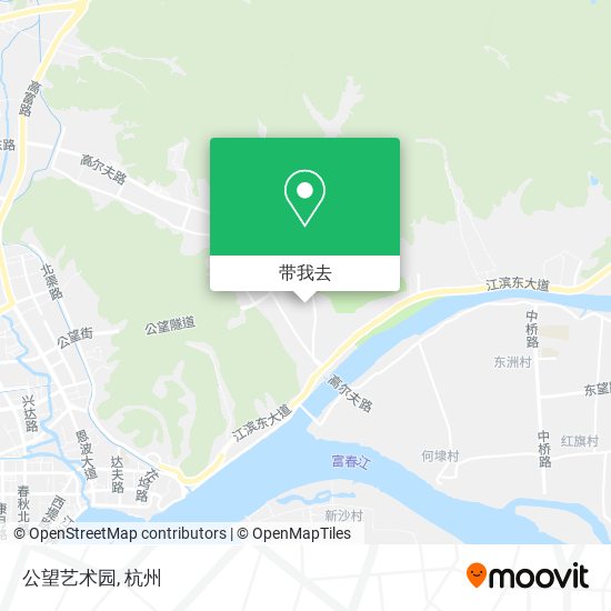 公望艺术园地图