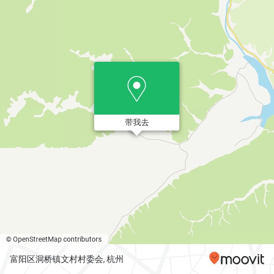 富阳区洞桥镇文村村委会地图