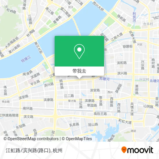 江虹路/滨兴路(路口)地图