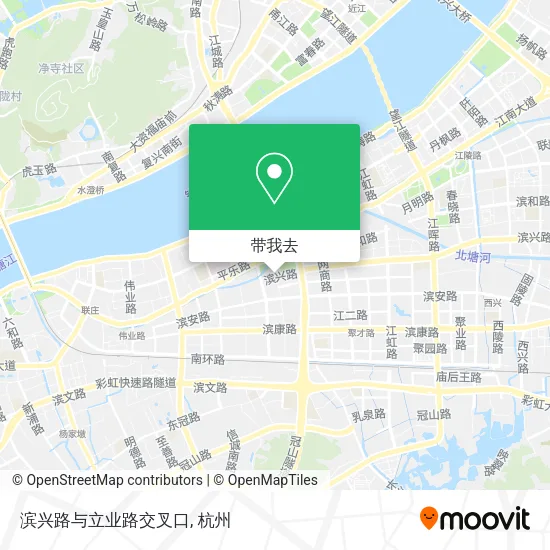 滨兴路与立业路交叉口地图