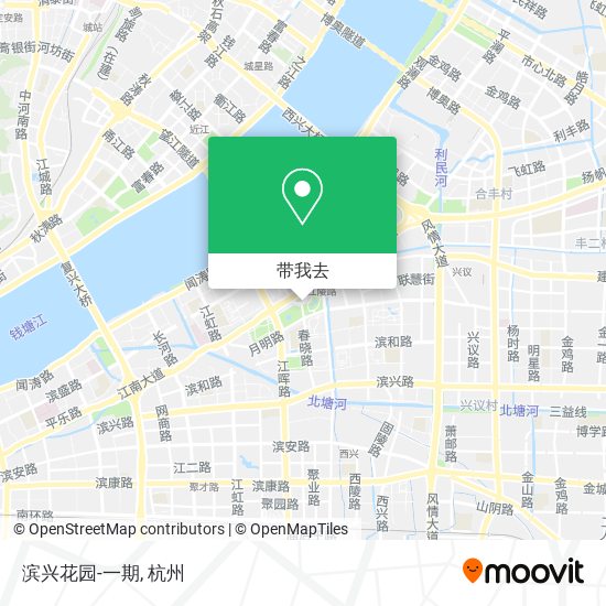 滨兴花园-一期地图