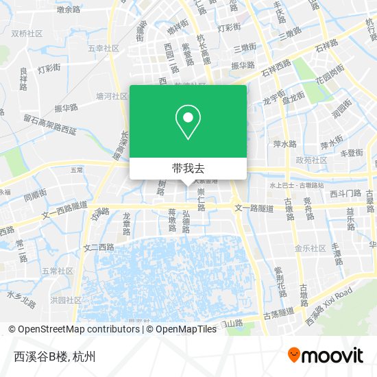 西溪谷B楼地图