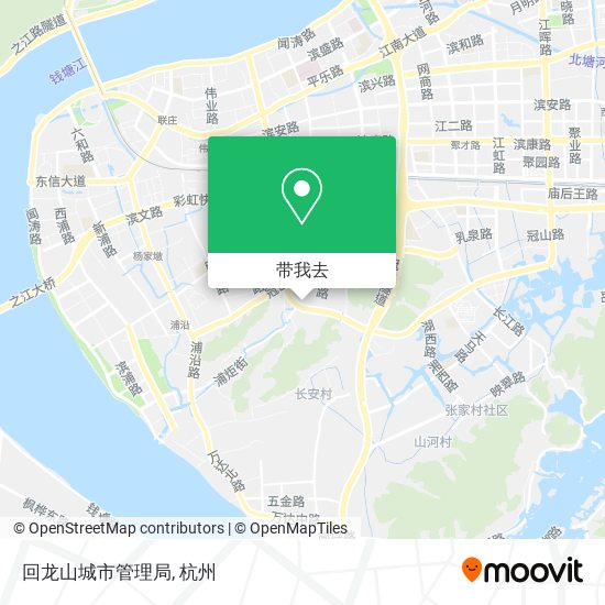 回龙山城市管理局地图