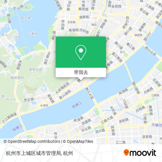 杭州市上城区城市管理局地图