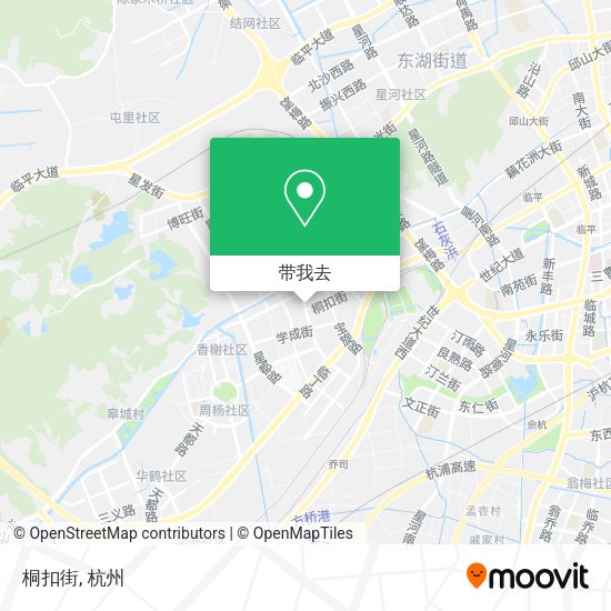 桐扣街地图