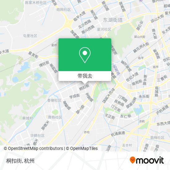 桐扣街地图