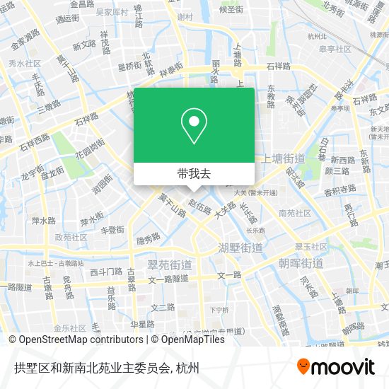 拱墅区和新南北苑业主委员会地图
