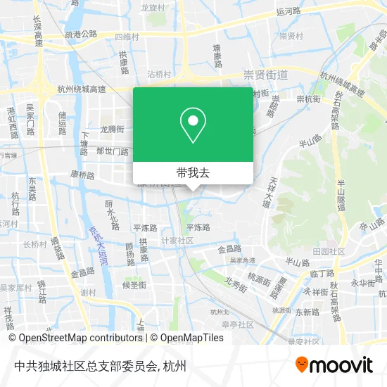 中共独城社区总支部委员会地图