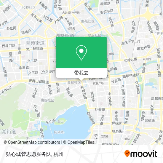 贴心城管志愿服务队地图