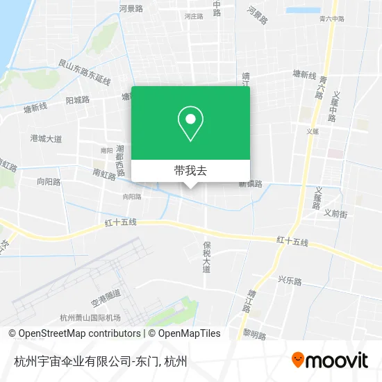 杭州宇宙伞业有限公司-东门地图