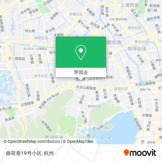 曲荷巷19号小区地图