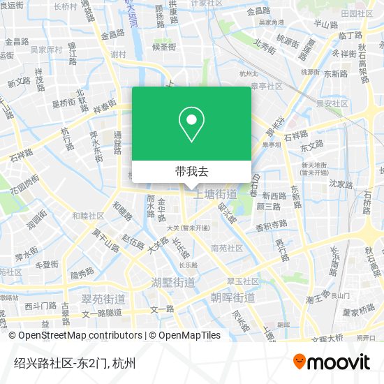 绍兴路社区-东2门地图