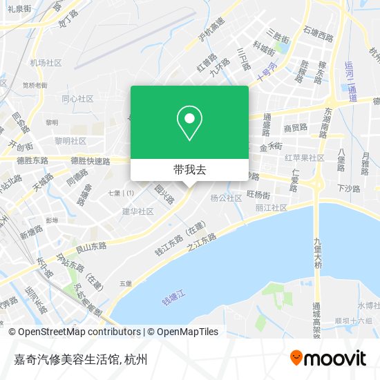 嘉奇汽修美容生活馆地图