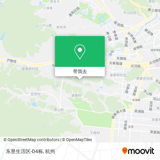 东昱生活区-D4栋地图
