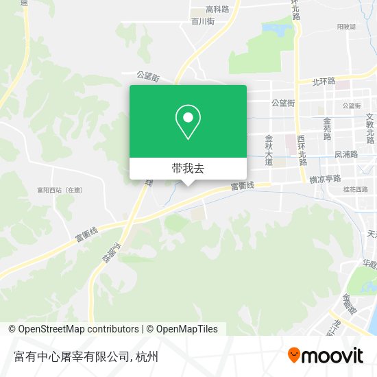 富有中心屠宰有限公司地图