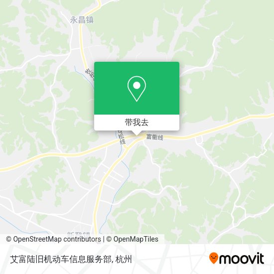 艾富陆旧机动车信息服务部地图