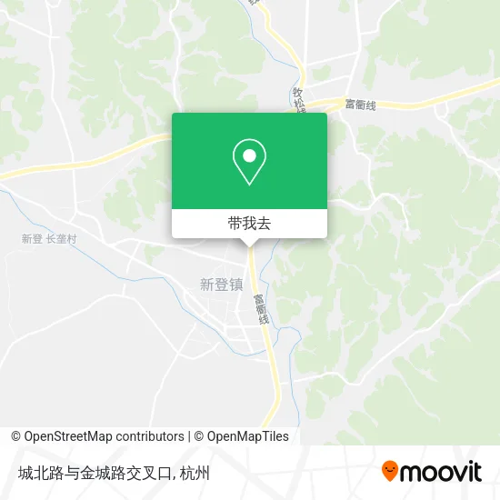 城北路与金城路交叉口地图