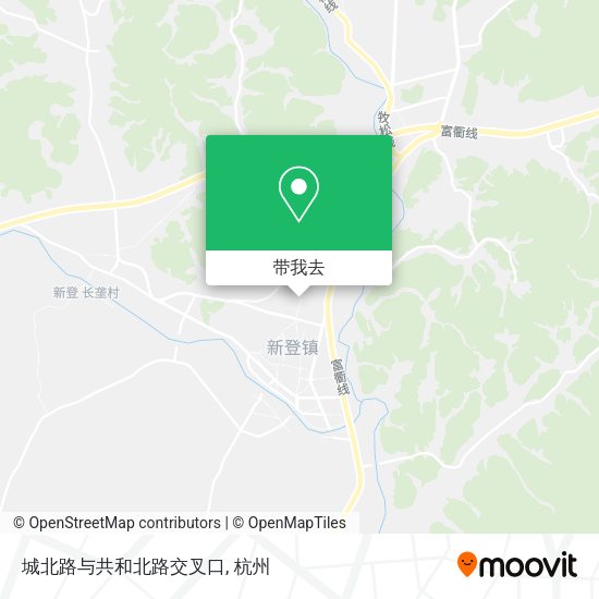 城北路与共和北路交叉口地图