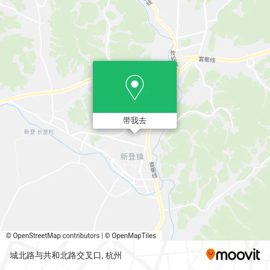 城北路与共和北路交叉口地图