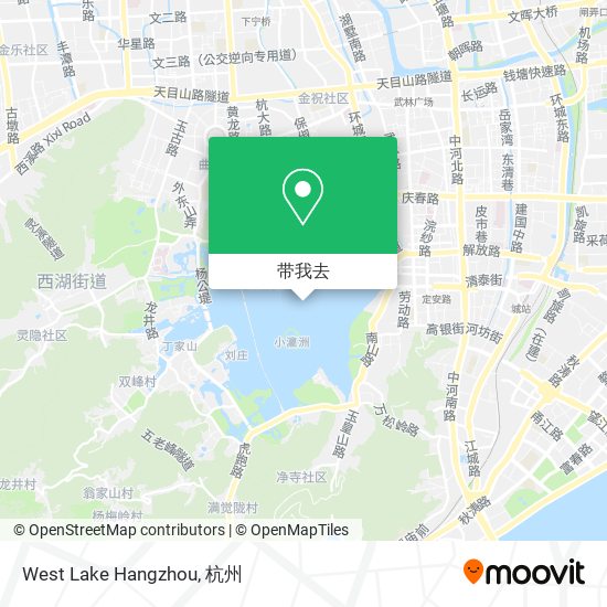 West Lake Hangzhou地图