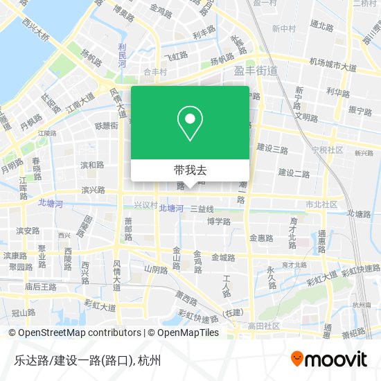 乐达路/建设一路(路口)地图