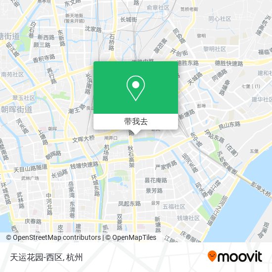 天运花园-西区地图