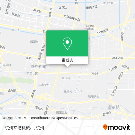 杭州立屹机械厂地图