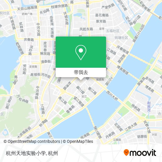 杭州天地实验小学地图