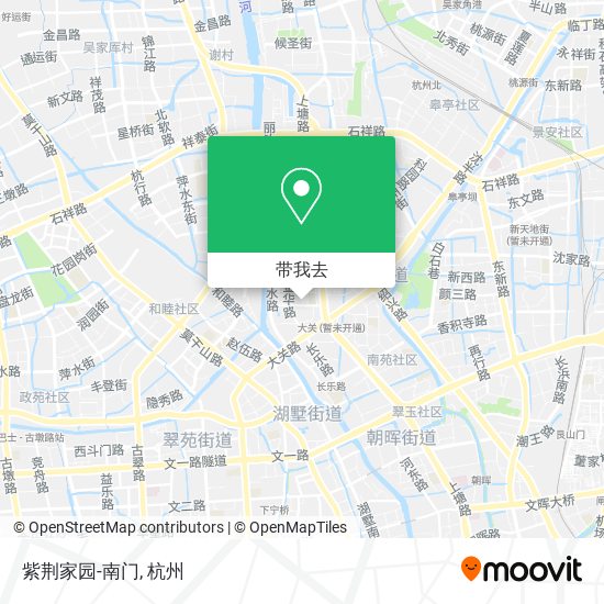 紫荆家园-南门地图