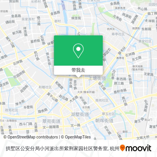 拱墅区公安分局小河派出所紫荆家园社区警务室地图