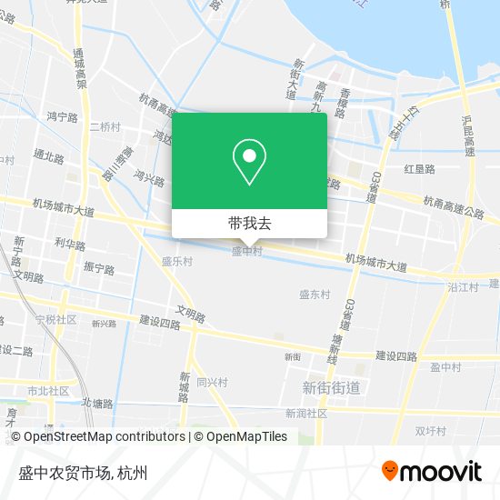 盛中农贸市场地图