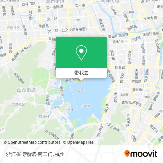 浙江省博物馆-南二门地图