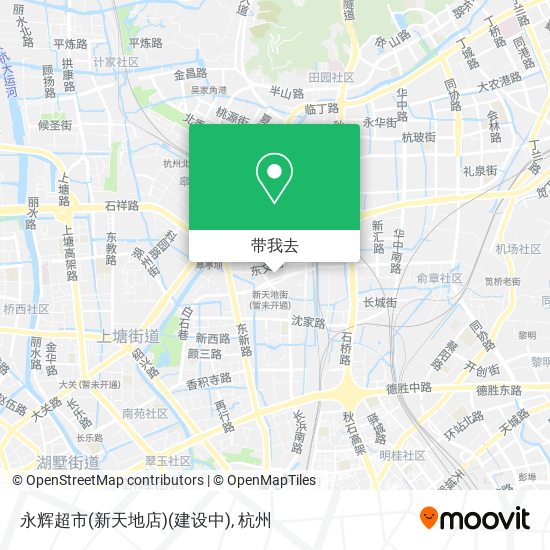 永辉超市(新天地店)(建设中)地图