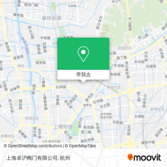 上海卓沪阀门有限公司地图