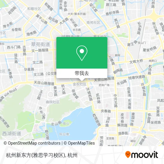 杭州新东方(雅思学习校区)地图