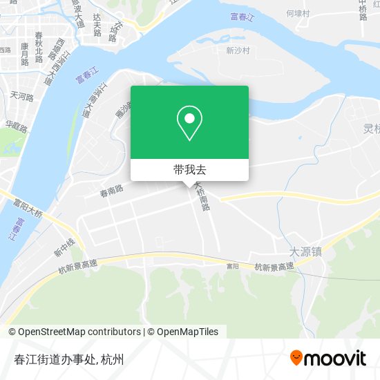春江街道办事处地图