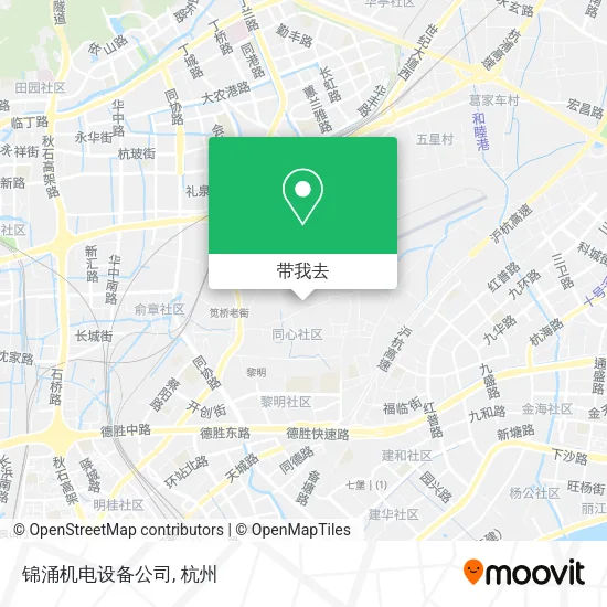 锦涌机电设备公司地图