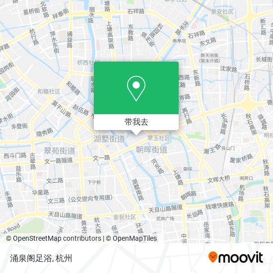 涌泉阁足浴地图