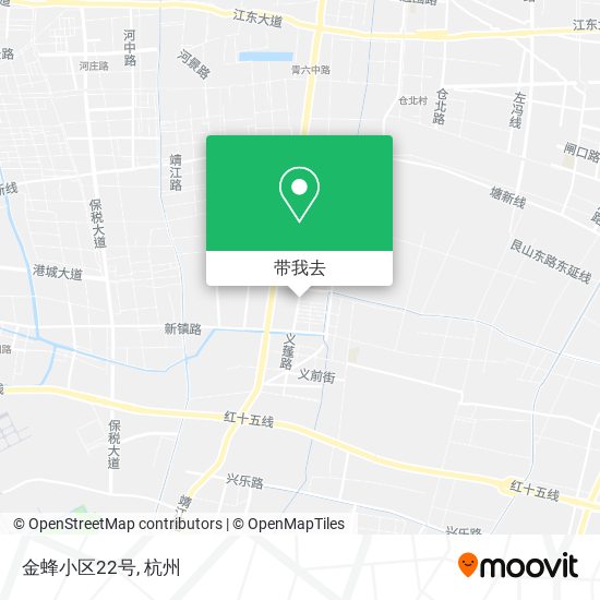 金蜂小区22号地图