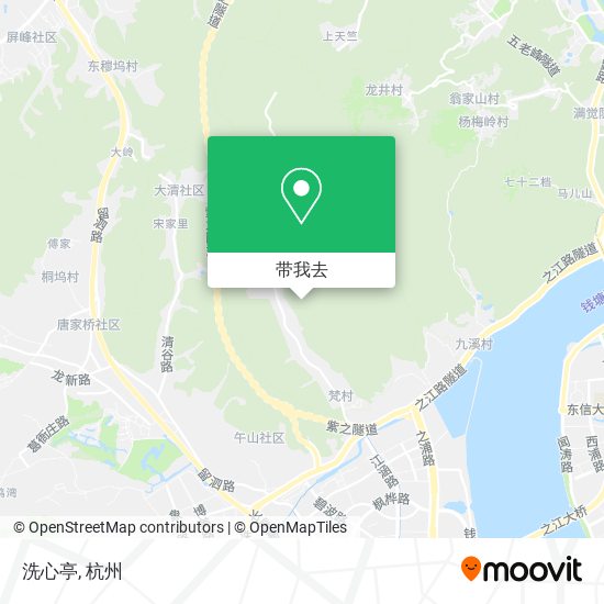 洗心亭地图
