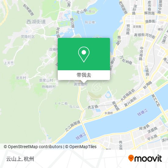 云山上地图