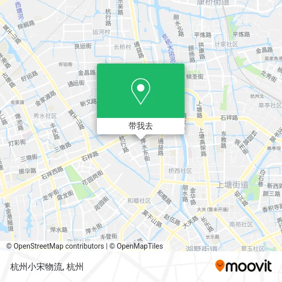 杭州小宋物流地图