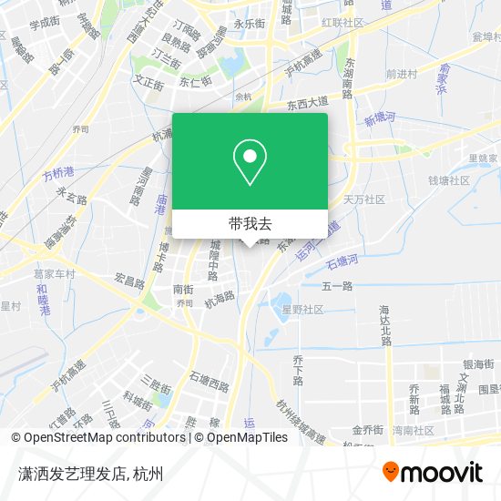 潇洒发艺理发店地图