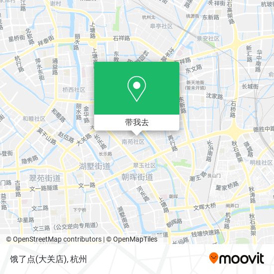 饿了点(大关店)地图