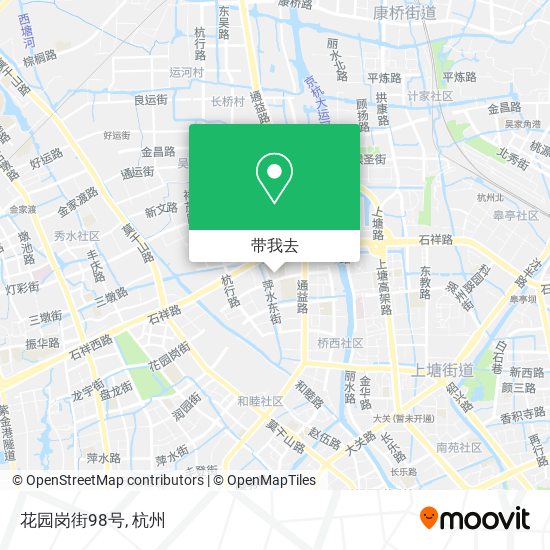 花园岗街98号地图