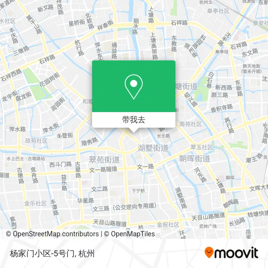 杨家门小区-5号门地图