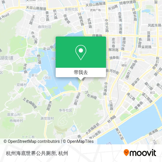 杭州海底世界公共厕所地图
