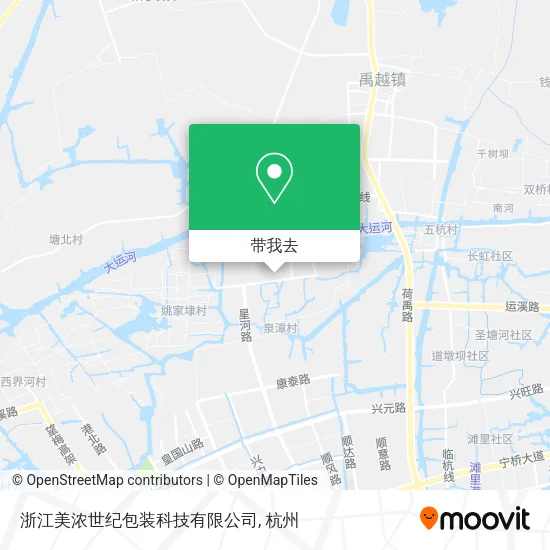 浙江美浓世纪包装科技有限公司地图