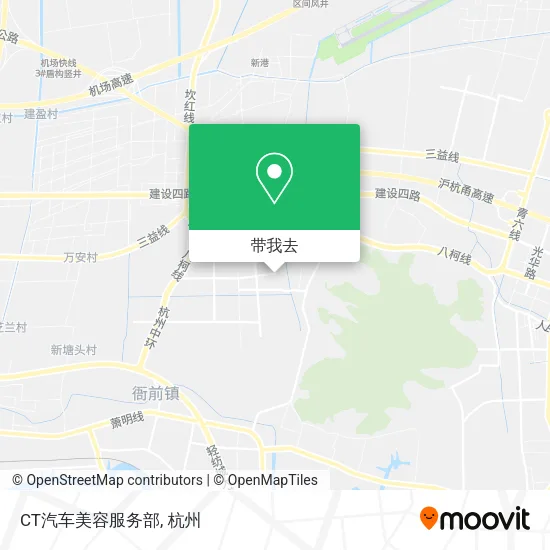 CT汽车美容服务部地图