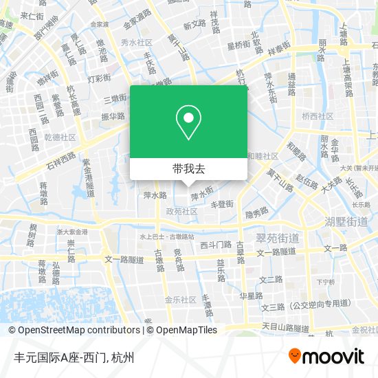 丰元国际A座-西门地图